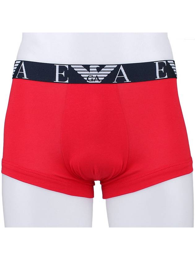 Boxer Logo 3 Type Panties Red White Navy - EMPORIO ARMANI - BALAAN 6