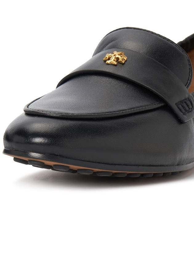 Ballet Double T Napa Leather Loafers Black - TORY BURCH - BALAAN 9