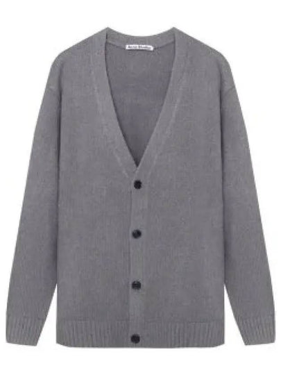 Wool Blend Cardigan Grey - ACNE STUDIOS - BALAAN 2