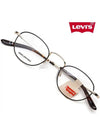 Eyewear Round Eyeglasses Gold Black - LEVI'S - BALAAN 2