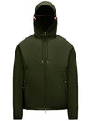 Grimpeurs Hooded Windbreaker Dark Military Green - MONCLER - BALAAN 1