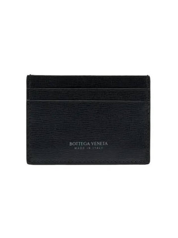 Logo Card Wallet Black - BOTTEGA VENETA - BALAAN 1