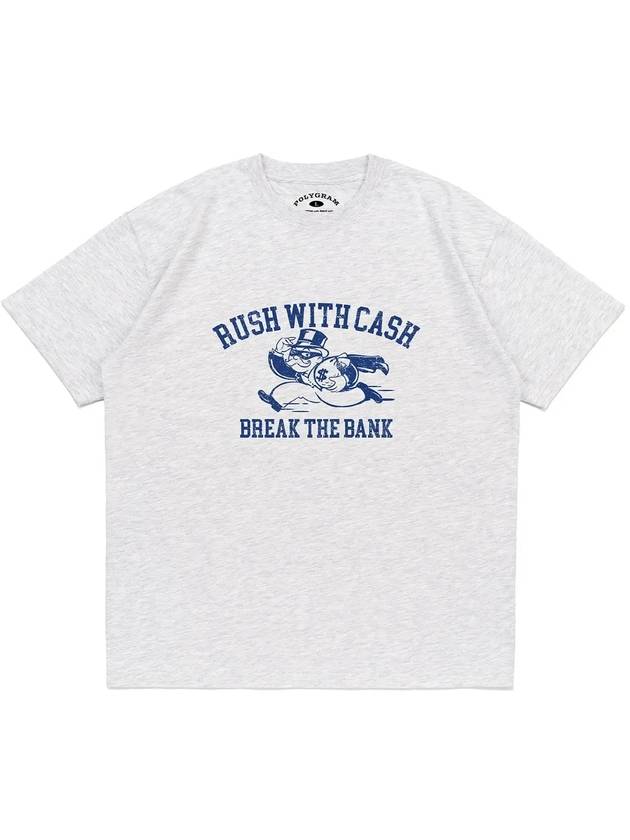 RUSH WITH CASH T SHIRTS LIGHT MELANGE - POLYGRAM - BALAAN 4