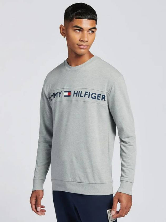 Round neck lettering logo sweatshirt 09T3754 - TOMMY HILFIGER - BALAAN 1