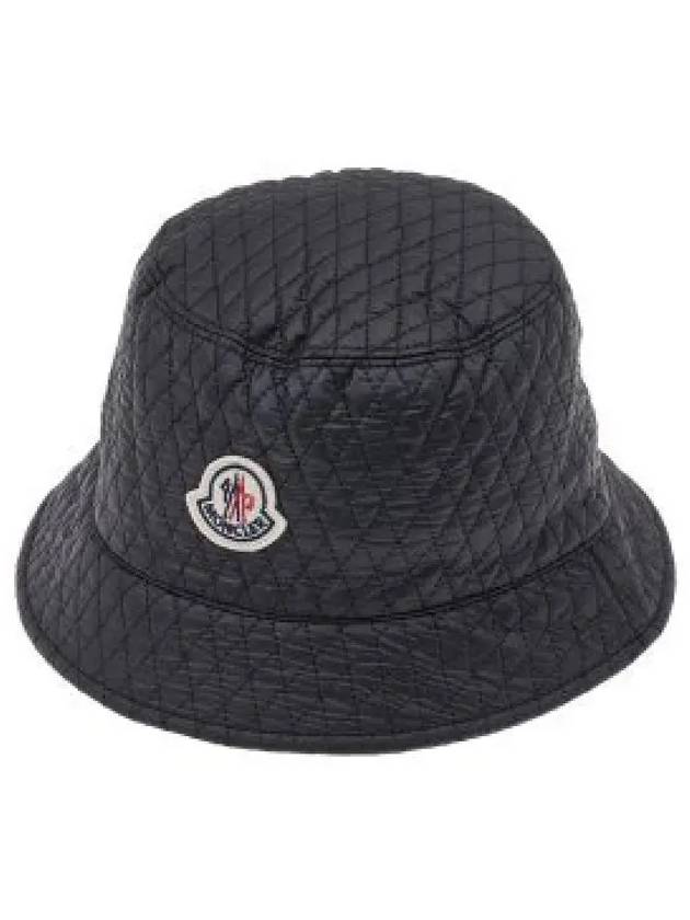 3B00027 788K4 999 Quilted Bucket Hat 1231178 - MONCLER - BALAAN 1