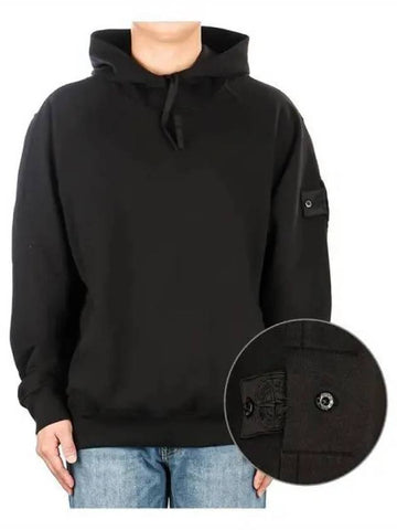 Men s wappen hood sweatshirt 270253 - STONE ISLAND - BALAAN 1