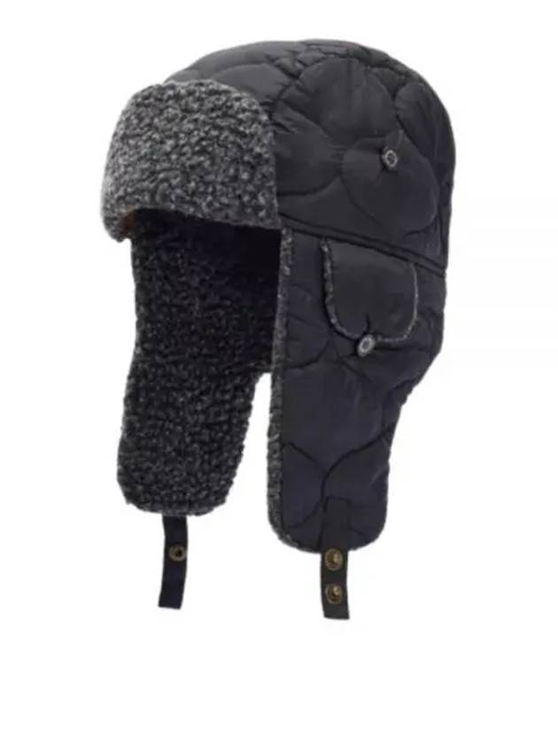 Sandbay Quilted Trapper Hat Black - BARBOUR - BALAAN 2