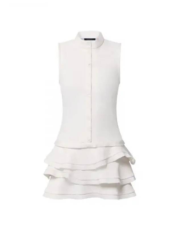 Low waist ruffle dress 1AFYXT - LOUIS VUITTON - BALAAN 1