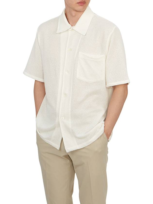 Box Bookle Short Sleeve Shirt White - OUR LEGACY - BALAAN 5