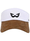 Golf Wear Camo Golf Sun Cap WB21SUWC01BE Beige - WHITEBALL - BALAAN 1