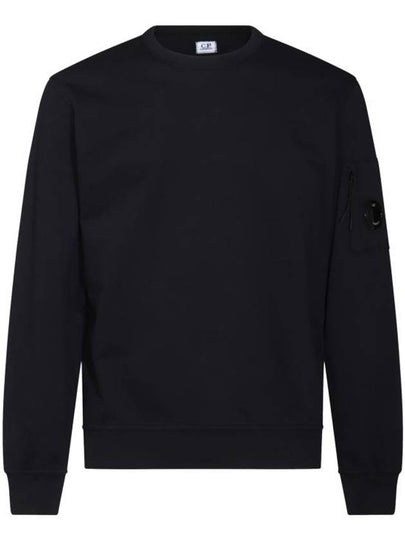 Men's Lens Wafen Light Fleece Sweatshirt Blue - CP COMPANY - BALAAN 2