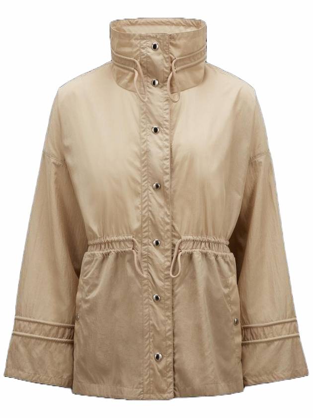 Deel Drawstring Waist Jacket Beige - MONCLER - BALAAN 1