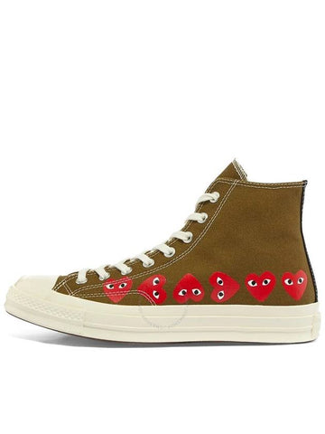 Comme Des Garcons X Converse Chuck Taylor Multi Heart High-top Sneakers, Brand Size 7 - COMME DES GARCONS - BALAAN 1