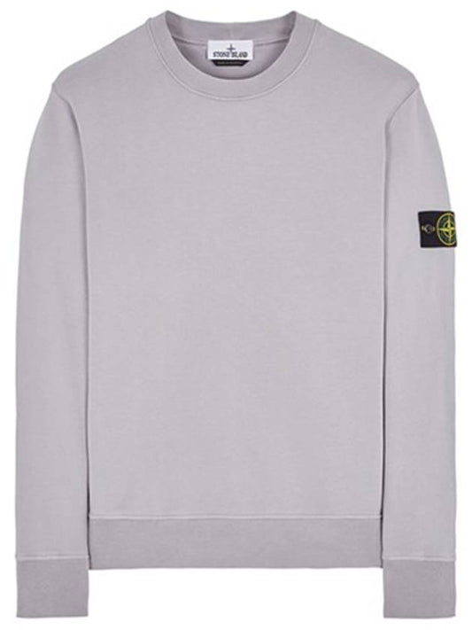 Wappen Patch Garment Dyed Sweatshirt Grey - STONE ISLAND - BALAAN 2