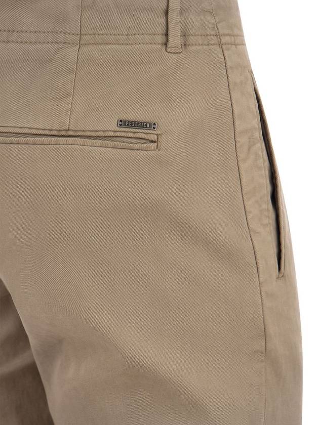 Cotton Silk Straight Pants Beige - PESERICO - BALAAN 5