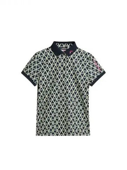 Golf Tour Tech Print Polo GWJT09007 O500 Women's Tour Tech Print Polo - J.LINDEBERG - BALAAN 2