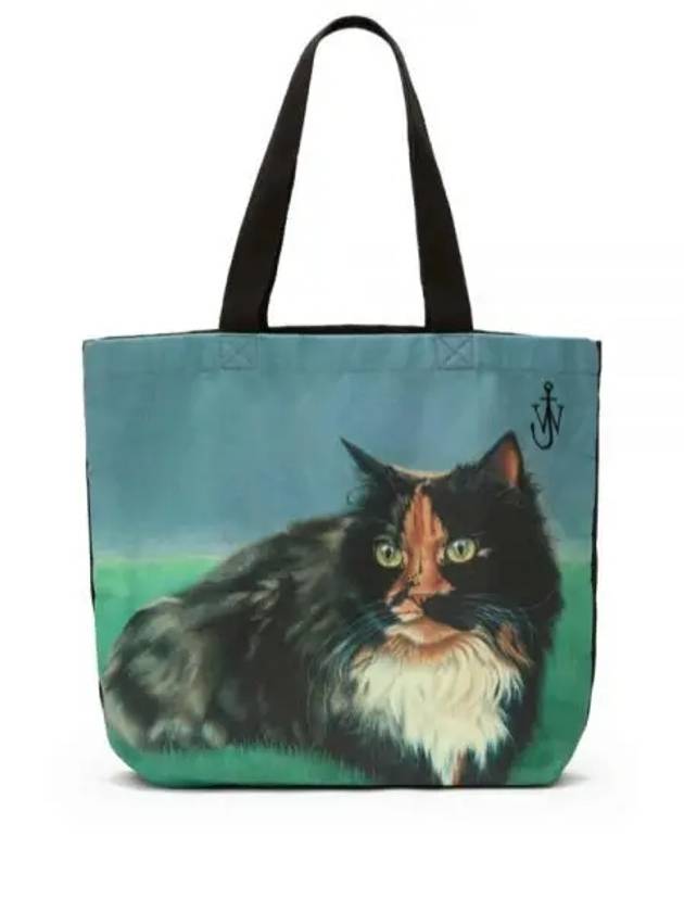 Cat Graphic Reversible Tote Bag - JW ANDERSON - BALAAN 2