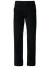 Corduroy Straight Leg Jeans Black - SAINT LAURENT - BALAAN 2