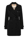 Kensington Cotton Trench Coat Black - BURBERRY - BALAAN 2