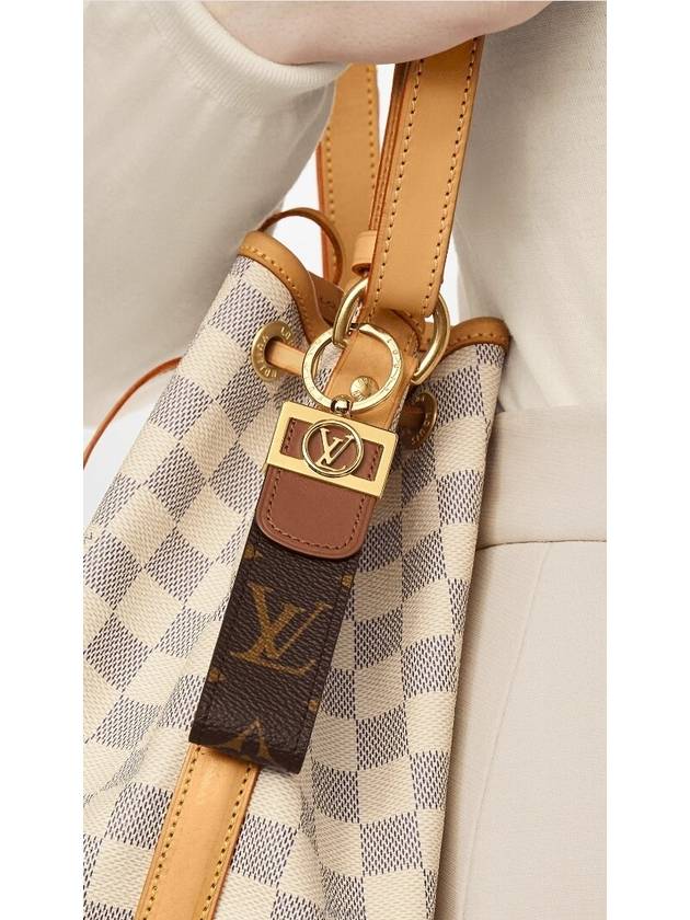 Dauphine Dragonne Key Holder Brown - LOUIS VUITTON - BALAAN 4