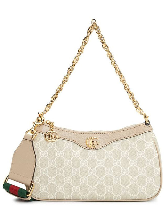 Women's Ophidia Chain Shoulder Bag Beige - GUCCI - BALAAN 2