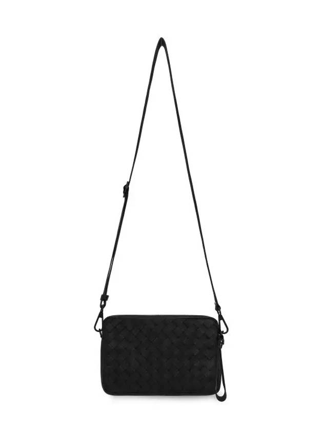 Intrecciato Cross Bag Black - BOTTEGA VENETA - BALAAN 4