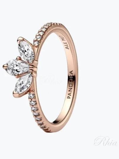 Sparkling Herbarium Cluster Ring Rose Gold - PANDORA - BALAAN 2