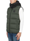 Logo Patch Hoodie Padding Vest Green - MOOSE KNUCKLES - BALAAN 4