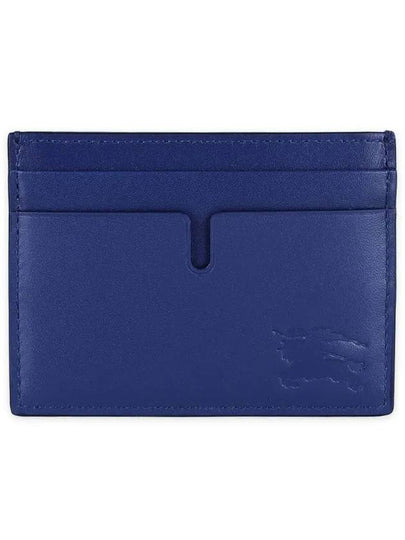 EKD Leather Card Wallet Blue - BURBERRY - BALAAN 2