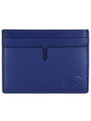 EKD Leather Card Wallet Blue - BURBERRY - BALAAN 2