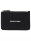 Logo Zipper Card Wallet Black - BALENCIAGA - BALAAN 1