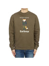 Logo Print Sweatshirt Green - BARBOUR - BALAAN 1