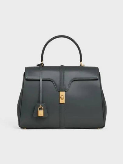 Classique 16 Satinated Calfskin Tote Bag Slate Grey - CELINE - BALAAN 2