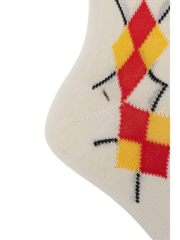 Marni Socks With Logo, Women's, Cream - MARNI - BALAAN 3