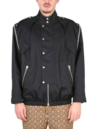 Metamorfosi Multi Zip-Up Jacket Black - GUCCI - BALAAN 2