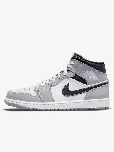 Nike Jordan 1 Mid Light Smoke Gray Anthracite 260 280 554724078 - JORDAN - BALAAN 1