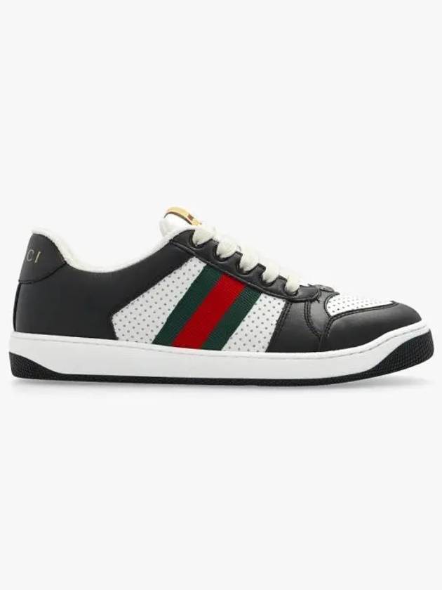 Women's Screener Low Top Sneakers Black - GUCCI - BALAAN 2