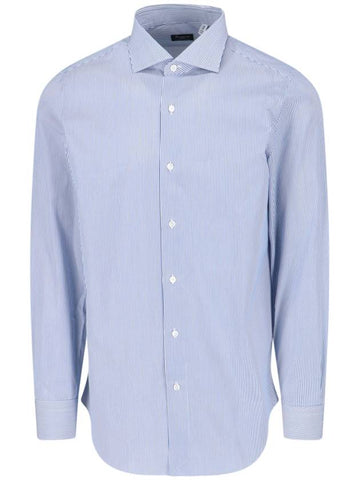 Finamore Shirts Blue - FINAMORE 1925 - BALAAN 1