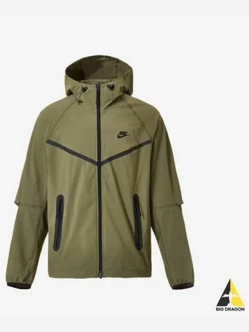 Men Tech Woven Windrunner Full Zip Jacket 223 - NIKE - BALAAN 1