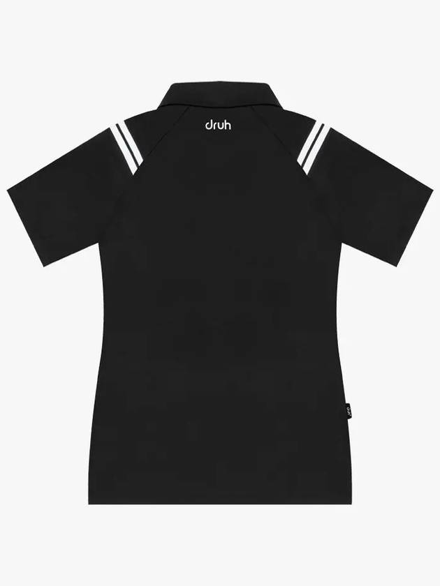 Drew Women's Armhole Band Short Sleeve T-Shirt DF42ST02_BK - DRUH GOLF - BALAAN 2