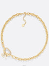 D-Fusion Large Link Chain Necklace Gold - DIOR - BALAAN 2