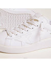 Purestar White Silver Glitter Heel Tab Sneakers - GOLDEN GOOSE - BALAAN 4