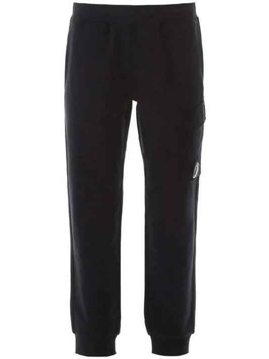 Men's Lens Cargo Training Jogger Track Pants Black - CP COMPANY - BALAAN 1