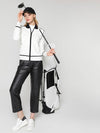 SET Women s Full Open Sweater Leather Line Jogger Pants - PALMSPRINGS - BALAAN 4