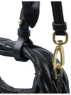 Wander Matelasse Micro Nappa Leather Hobo Mini Bag Black - MIU MIU - 9