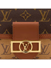 Dauphine Chain Long Wallet Brown - LOUIS VUITTON - BALAAN 5