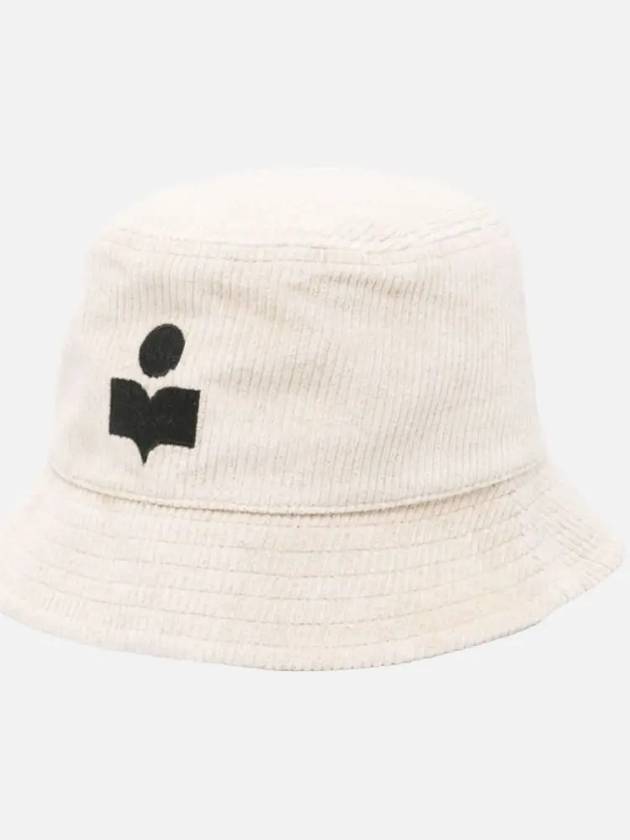 Hailey Corduroy Bucket Hat Beige - ISABEL MARANT - BALAAN 3