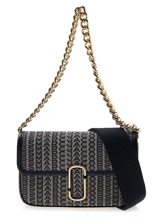 J Marc Monogram Jacquard Shoulder Bag Beige Black - MARC JACOBS - BALAAN 2