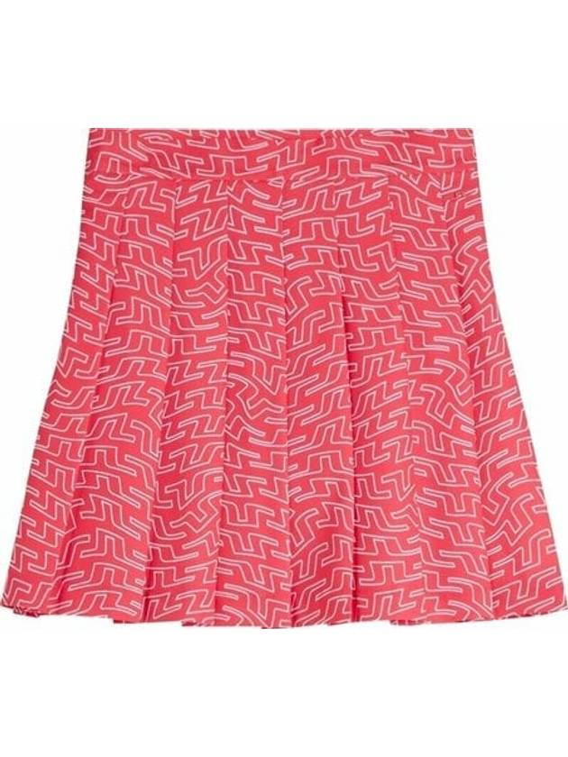 Golf Adina Print Skirt Pink - J.LINDEBERG - BALAAN 2