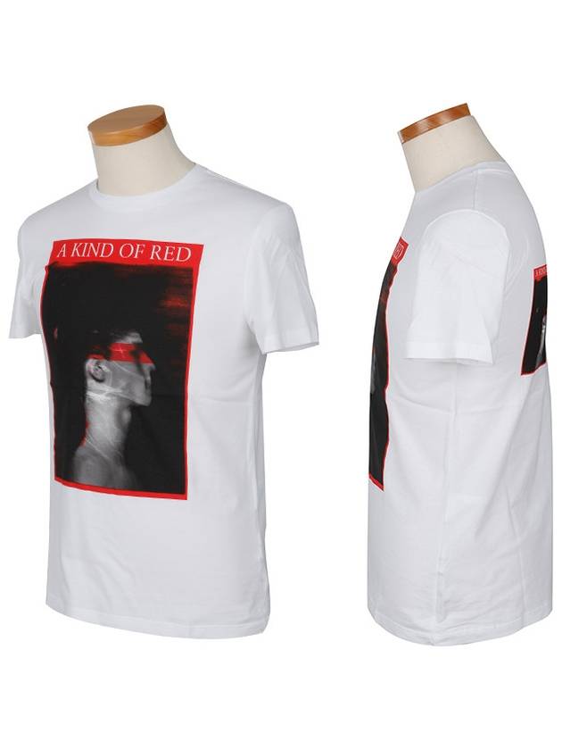 A Kind Of Red Short Sleeve T-Shirt White - NEIL BARRETT - BALAAN 3